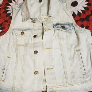 Ladies QUINN Light denim vest, Size Small